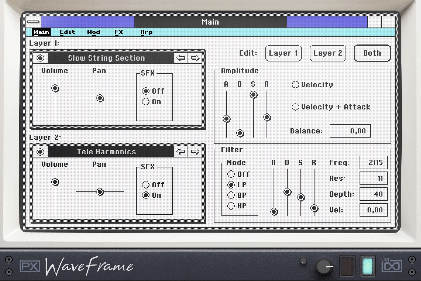 UVI PX WaveFrame
