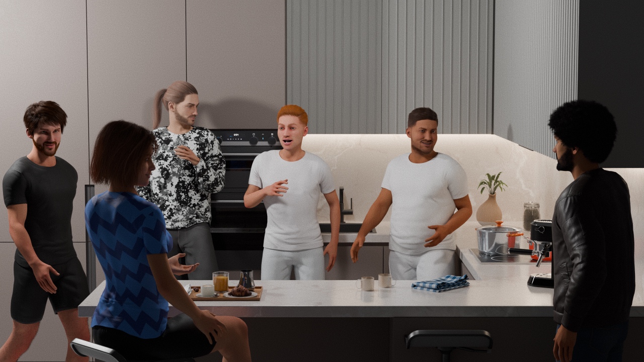Petit déjeuner tardif dans le monde moderne